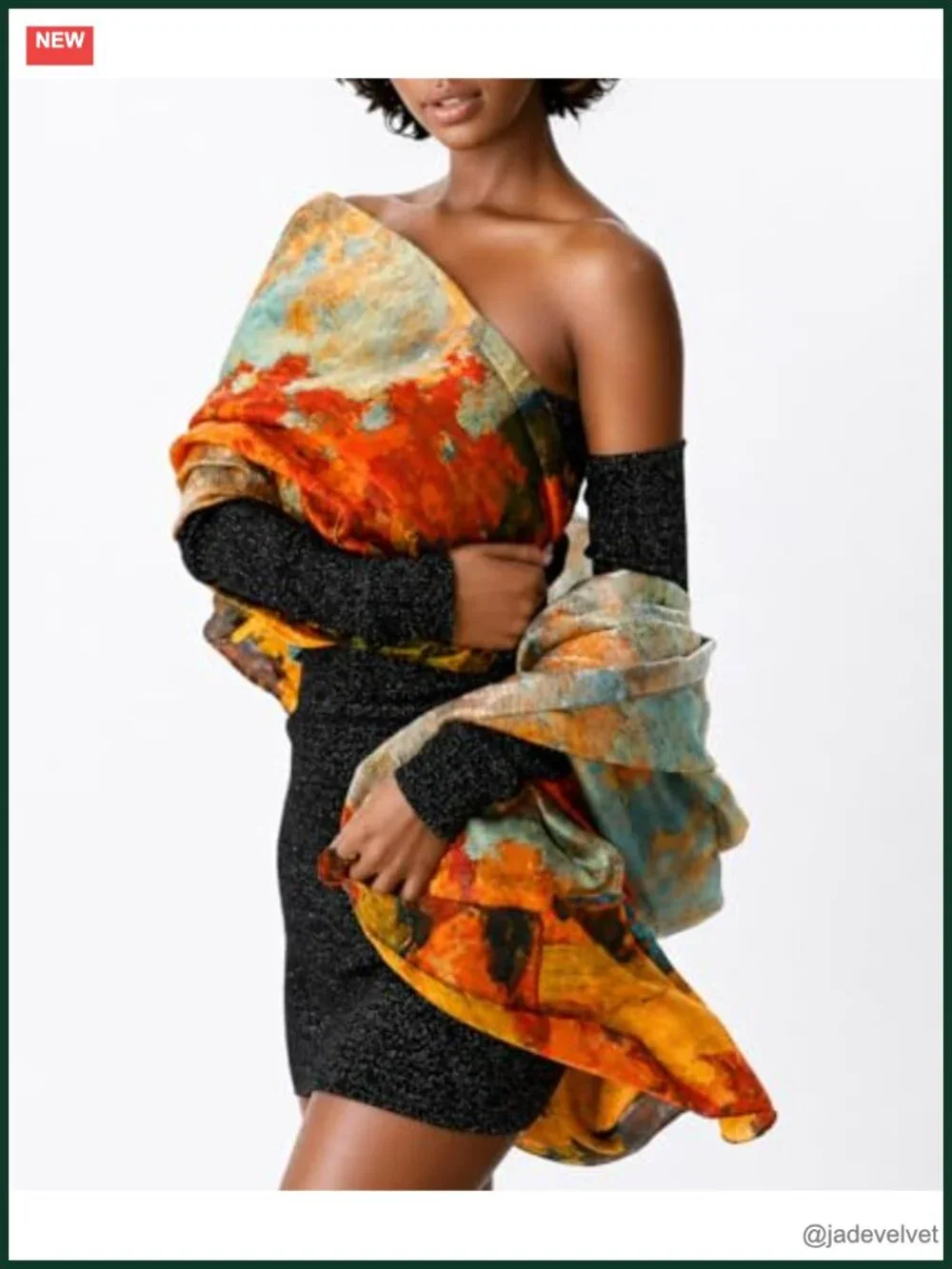 100% Mulberry Silk Jacquard Scarf Oversized Shawl Wrap with Gift Box